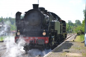 La 141 TD 740 à St Junien lors d'une marche d'essais en 2012.